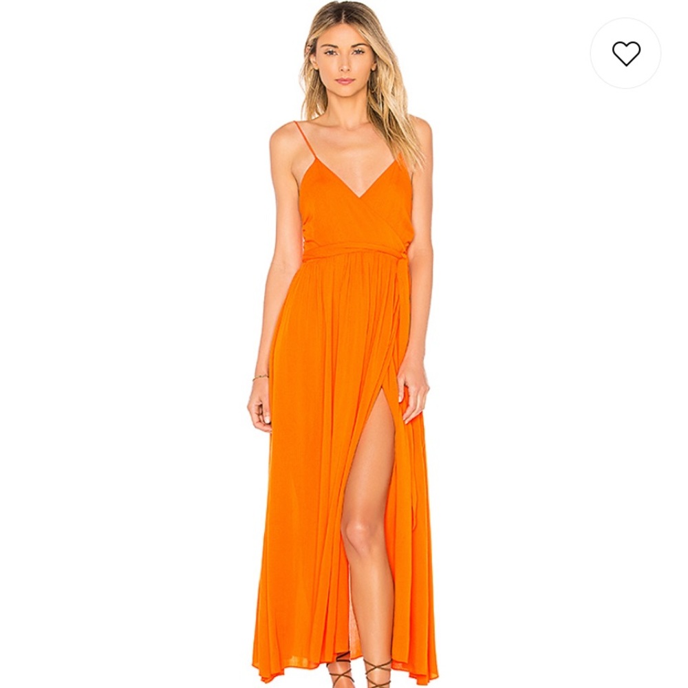 Mara Hoffman Orange Wrap dress